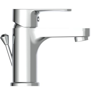 Eisl Waschtischarmatur Claudio Chrom, moderne Einhebelmischbatterie für Waschbecken im Badezimmer.
