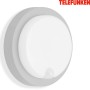 Telefunken LED-Außenleuchte Dortmund, silberfarbig, mit Bewegungsmelder.