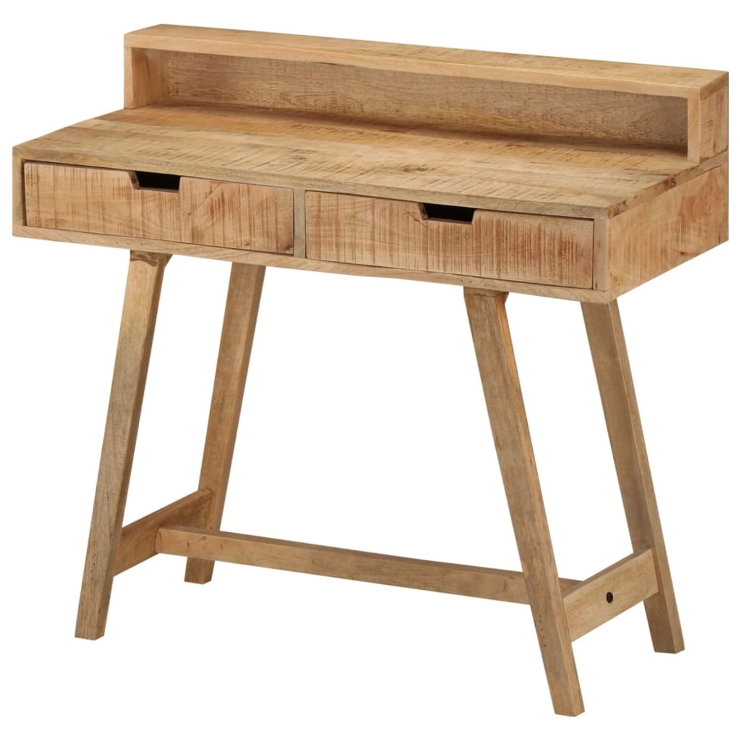 vidaXL Schreibtisch 100x45x90 cm Raues Massives Mangoholz 328269 günstig online kaufen