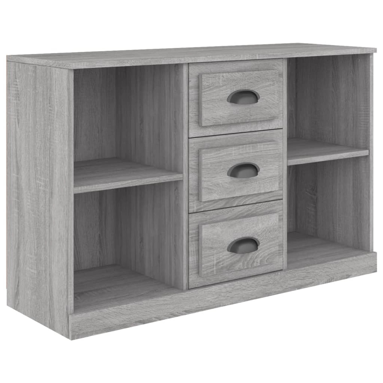 vidaXL Sideboard Grau Sonoma 104,5x35,5x67,5 cm Holzwerkstoff 816238