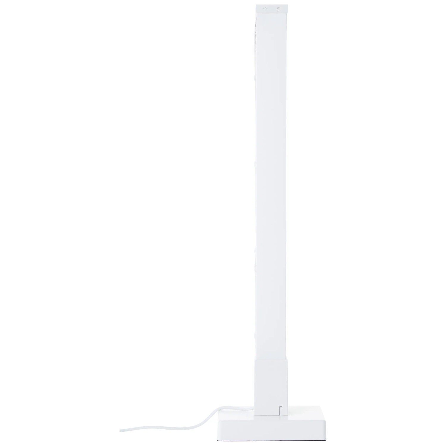 Weiße LED-Tischleuchte Neele von Brilliant, Design-Tischlampe mit RGB + CCT Funktion.
