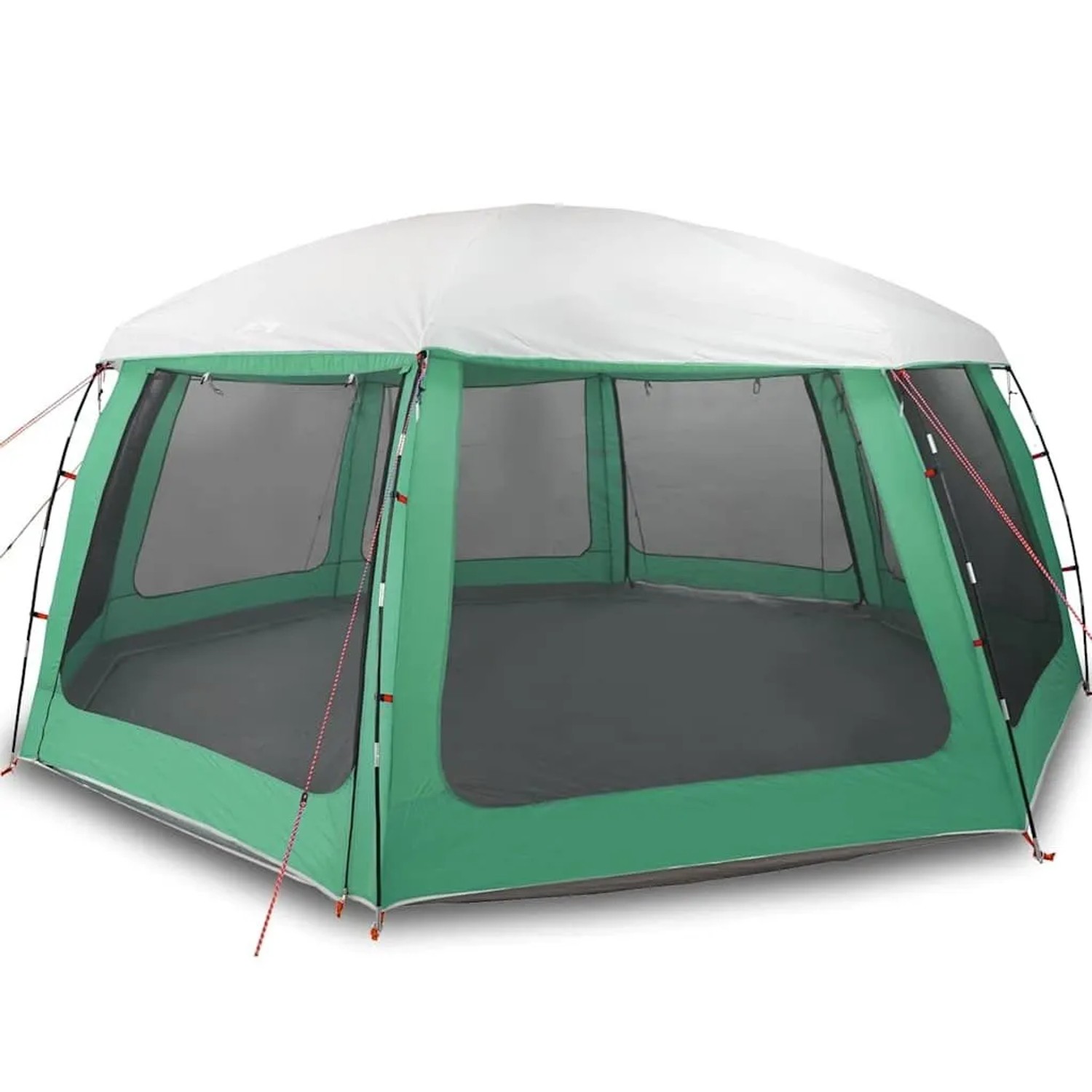 vidaXL Poolzelt mit Abnehmbarem Überzelt Netzwänden Meergrün 690x690cm 4100641_3