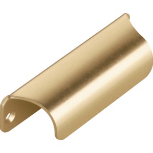 Glänzender Messing Möbelgriff 1139 für Schränke und Schubladen.