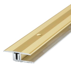 Dalsys Übergangsprofil, 90cm, Alu Gold, zur Verbindung von Bodenbelägen gleicher Höhe.