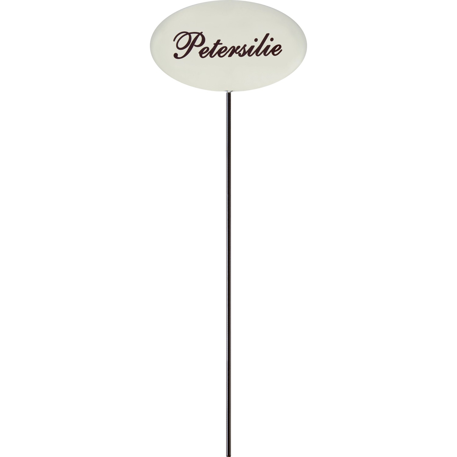 Kräuterstecker Emailleweiß 30 cm Petersilie