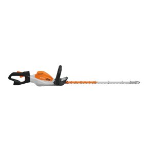 Stihl Akku-Heckenschere HSA 130 T, orange-weiß, 60 cm Schnittlänge, für präzise Heckenschnitte.