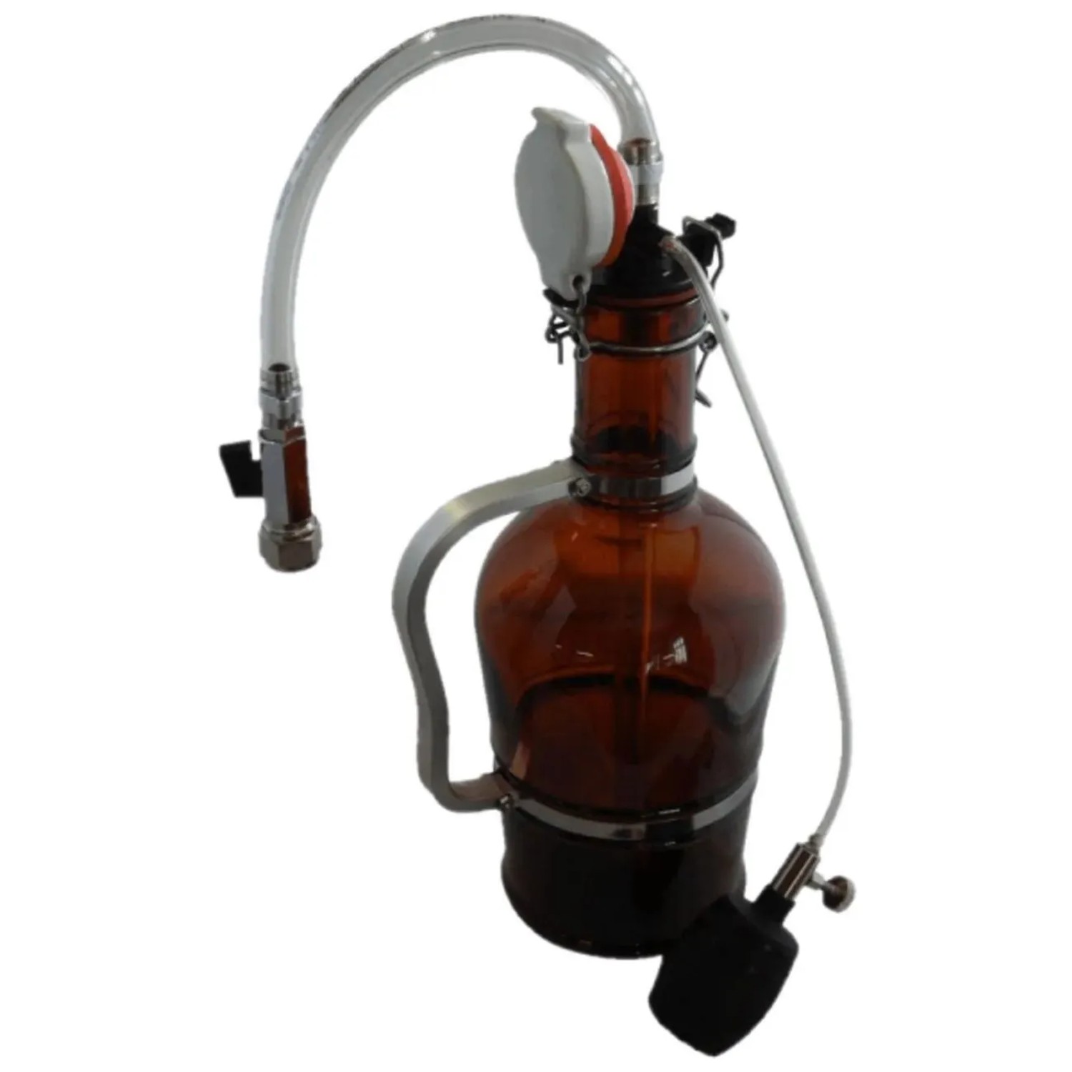 Ich-Zapfe Biersiphon Siphonfüller Füllgerät mit Luftvorspannung