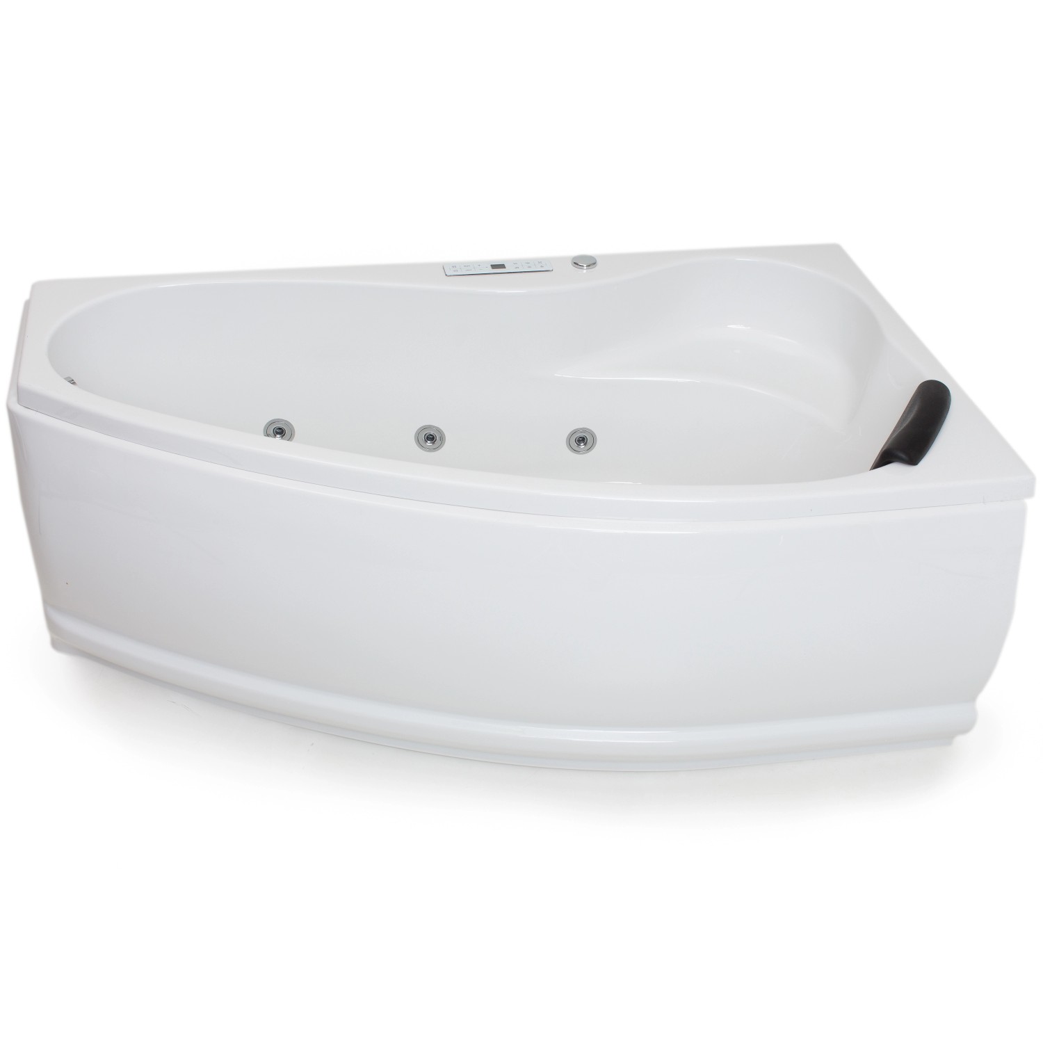 Basera® Indoor Eck-Whirlpool Badewanne Formentera Rechts Classic 160 x 90 cm