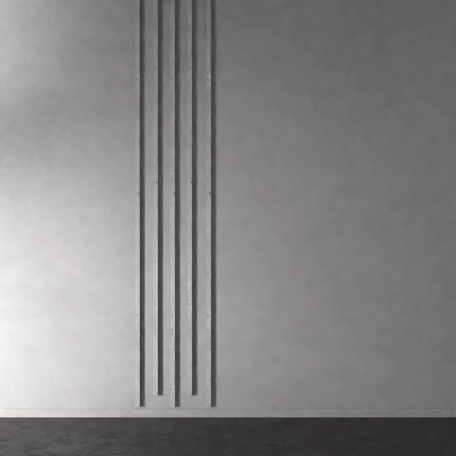 Denpanels Sticks selbstklebende Wandpaneele MDF Schwarz Betongrau 240 cm kaufen bei OBI