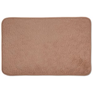 Bestlivings Tierdecke Lammflor, 70x100 cm, hellbraun. Kuschelige Hundedecke für Zuhause und unterwegs.