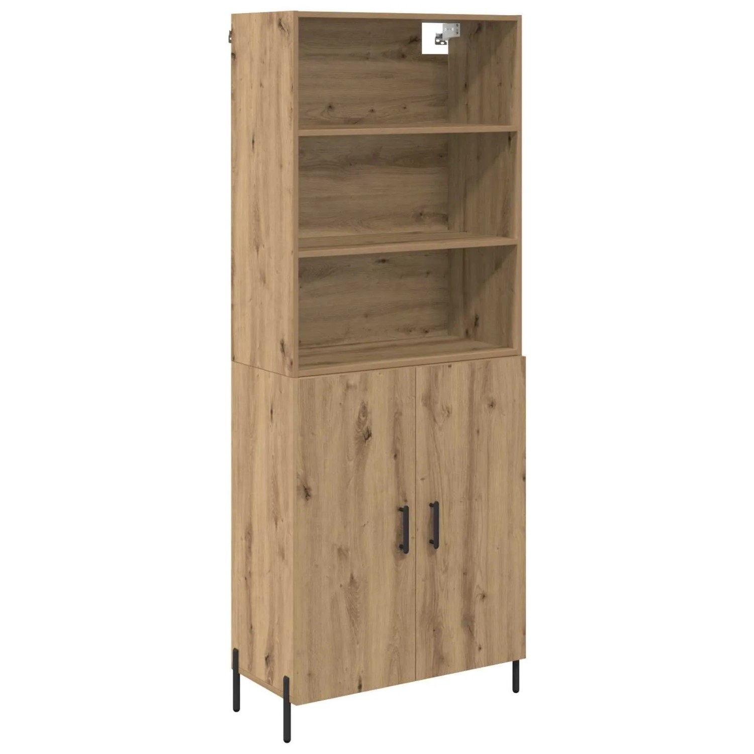 vidaXL Highboard Artisan-Eiche 69,5 x 32,5 x 180 cm Holzwerkstoff 3415858 günstig online kaufen