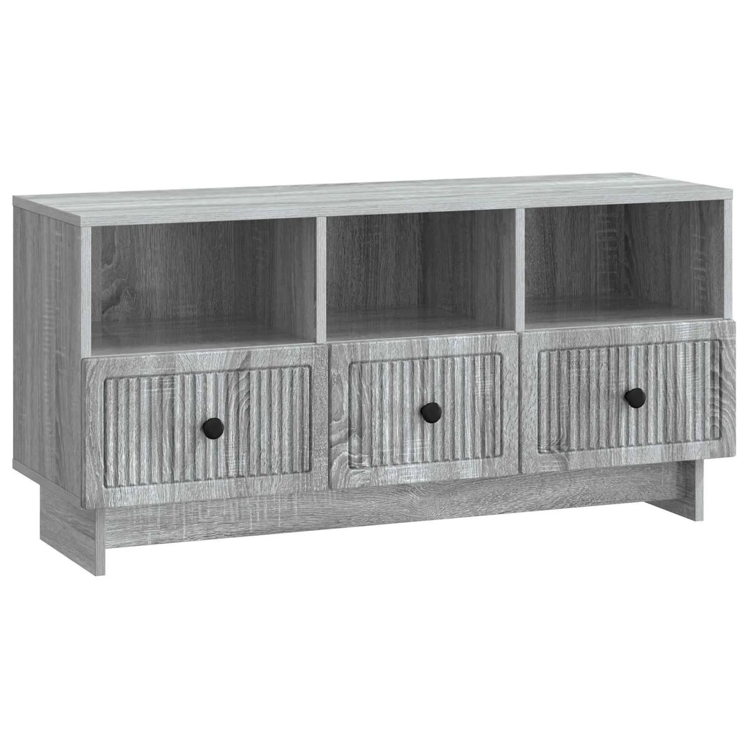 vidaXL TV-Schränk Graues Sonoma 102 x 34,5 x 50 cm Holzwerkstoff 893991