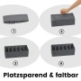Songmics Unterwäsche-Organizer Set, 8-teilig, faltbar, grau. Textile Aufbewahrung für Schubladen.