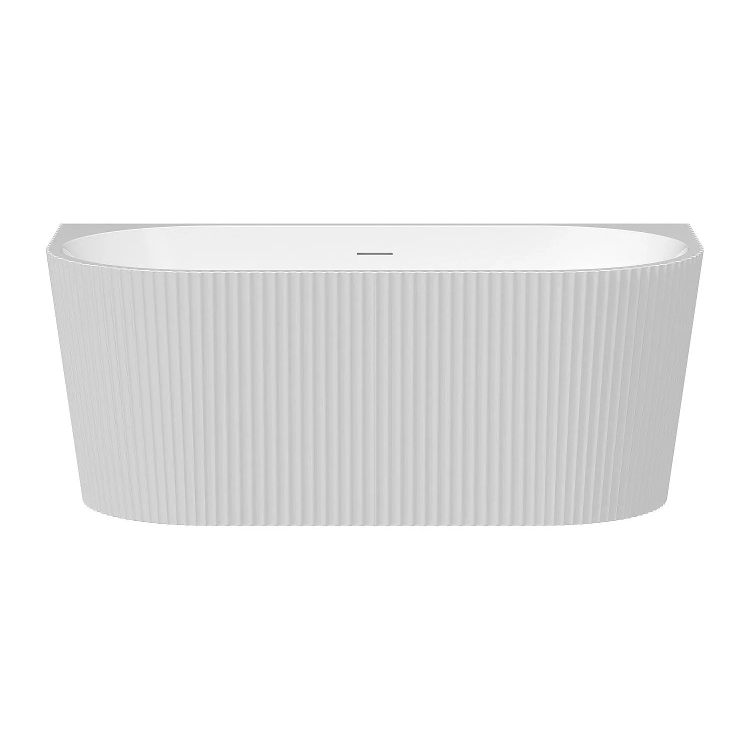Vente-unique Vorwandbadewanne Zelina Weiß 149 cm