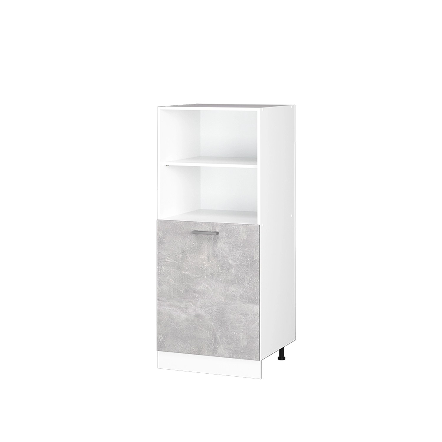 Vicco Herdumbauschrank R-Line Herdschrank Beton/Weiß 60 cm günstig online kaufen