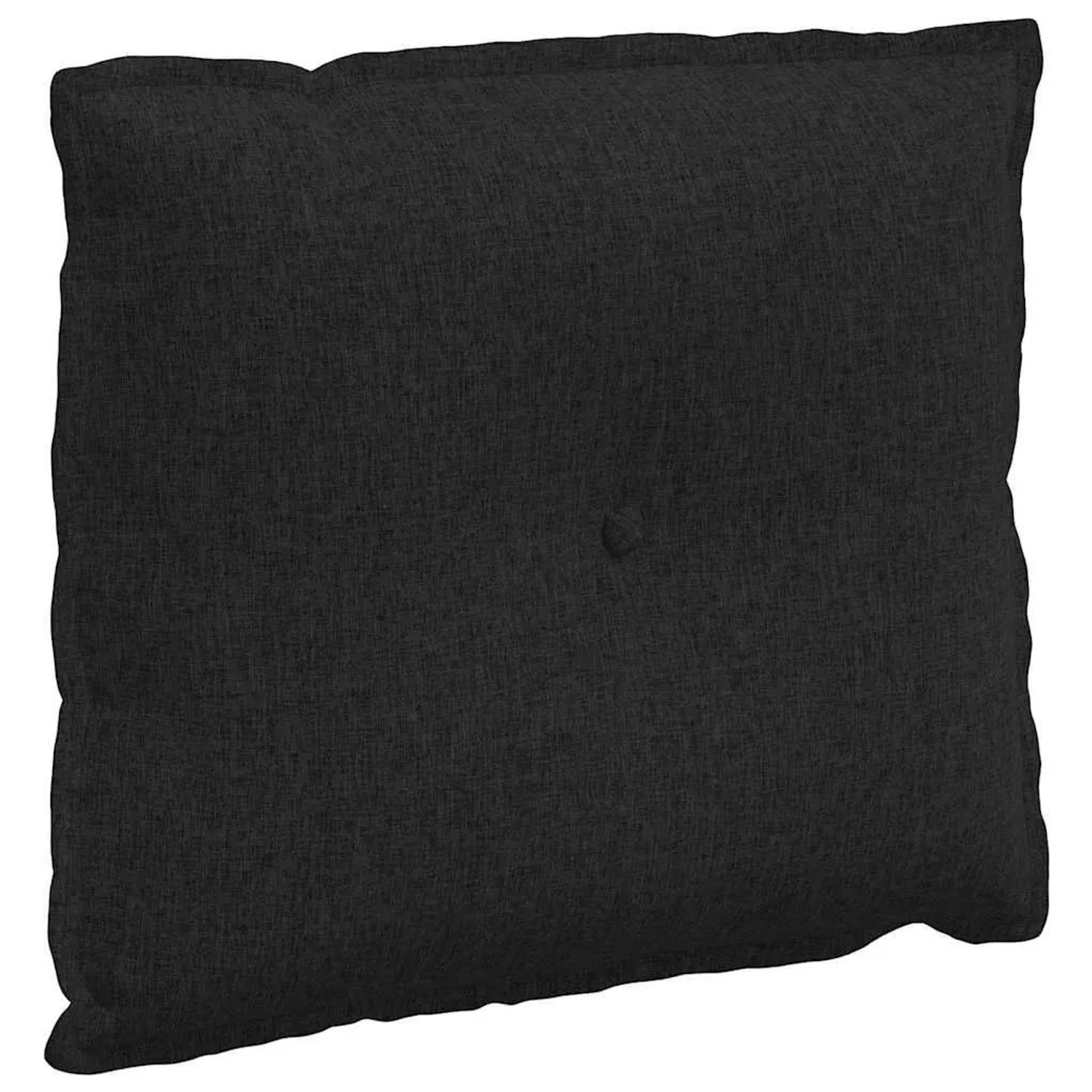 vidaXL Rückenkissen Schwarz 60 x 19 x 50 cm Stoff 42014660
