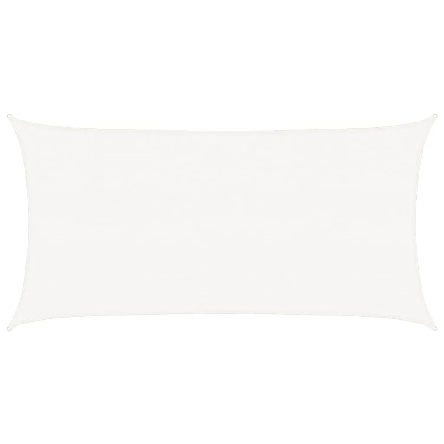 vidaXL Sonnensegel 160 g/m² Weiß 2,5x4,5 m HDPE 311235