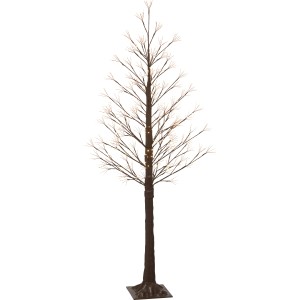 LED-Baum, 150 cm, warmweiße Lichter, für Innen & Außen, festliche Weihnachtsdekoration.