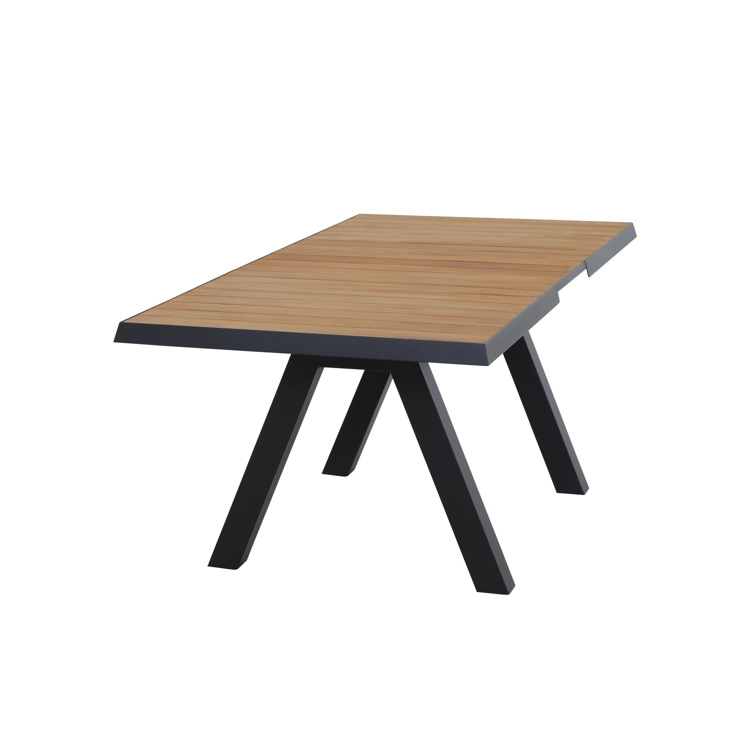Siena Garden Ausziehbarer Gartentisch Tirana Rechteckig Teakholz 90 x 200 cm kaufen bei OBI