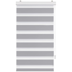 Premium Living Doppelrollo Thomas in Weiß ca. 120x160cm