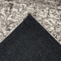 MeGusta Kurzflor Teppich Rosario grau, 80x150cm, Vintage Used Look und Baumwollrücken.