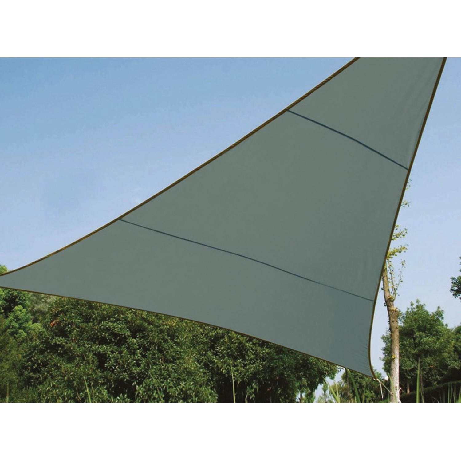Sonnensegel Grün-Grau Dreieckig  3,6 x 3,6 x 3,6 m