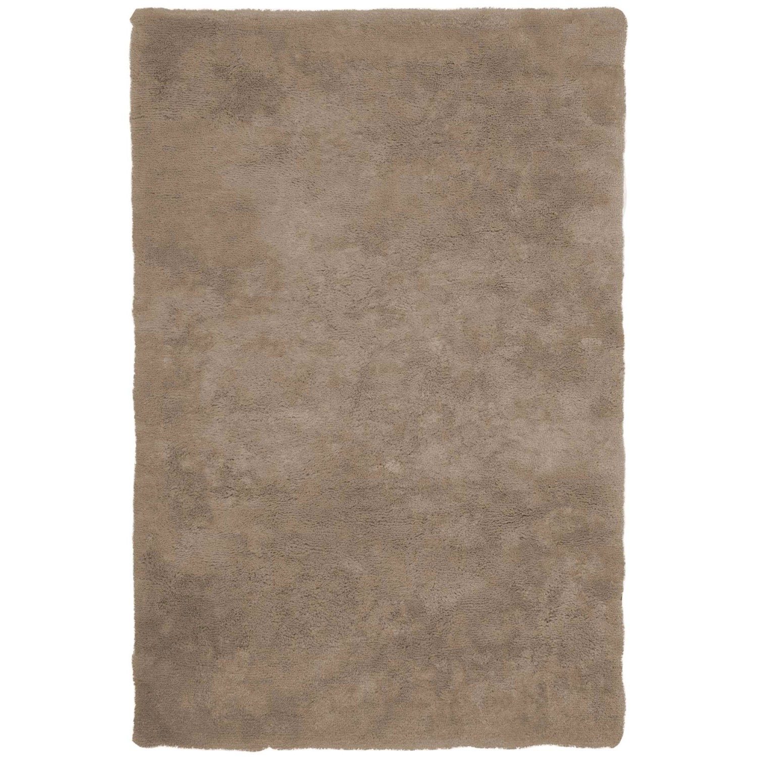 MeGusta Shaggy Hochflor Teppich Uni Modern Taupe Polyester 80x150 cm Clara günstig online kaufen