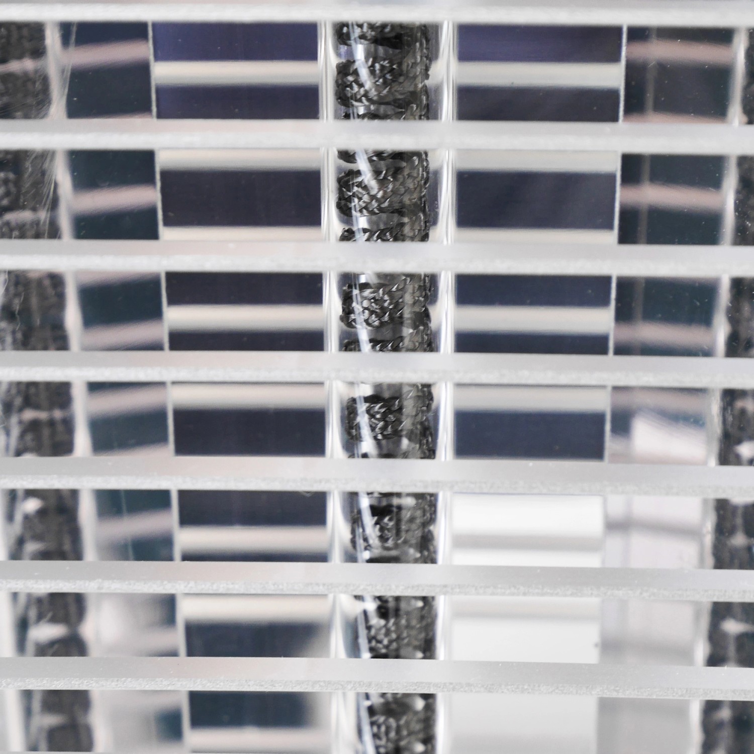 Detailaufnahme der Carbon-Röhre des VASNER HeatTower Terrassenheizstrahlers.