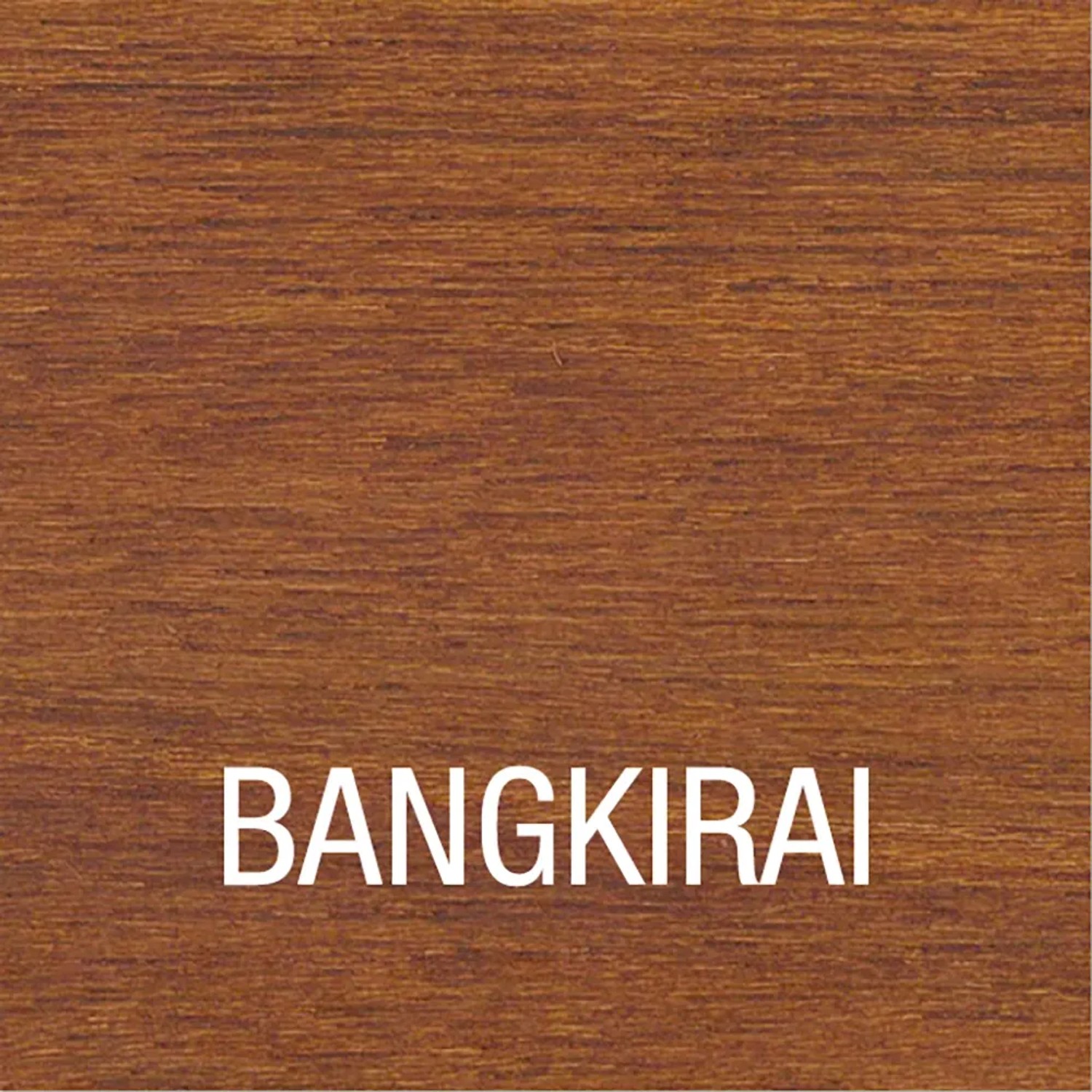 Farbmuster: Bondex Bangkirai-Öl für Holz, Farbton Bangkirai.