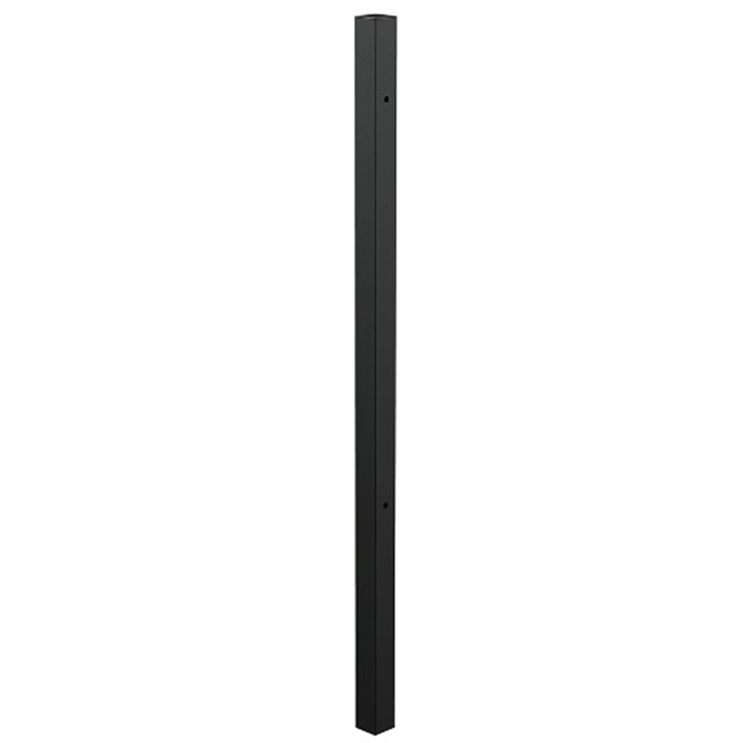 Klobenpfosten für Einzeltor Schwarz z. Einbetonieren Ø 6 cm Höhe 170 cm