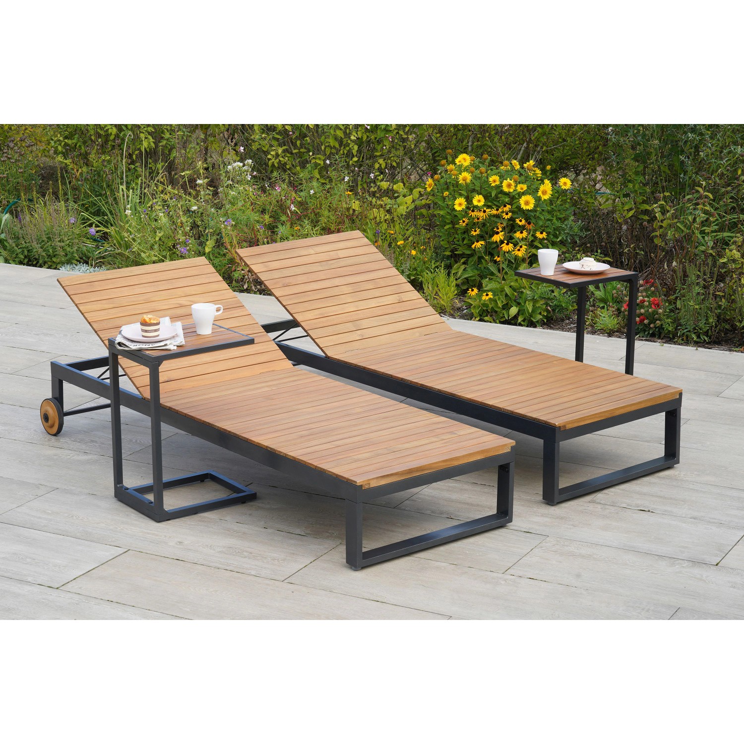 Merxx Santorin Set 4-tlg. Gartentisch 415 x 32 cm günstig online kaufen