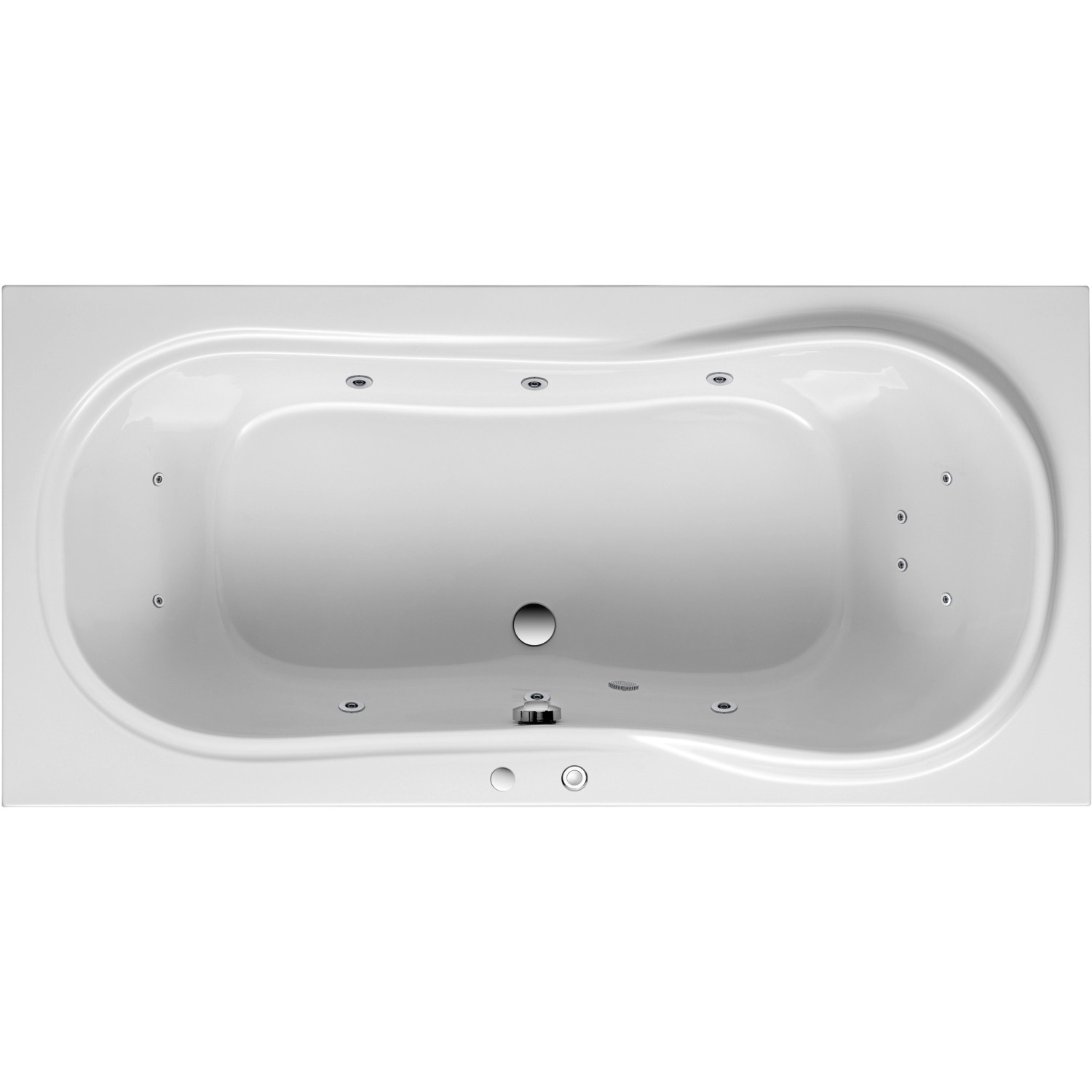 Ottofond Whirlpool Palma Komfort 190 cm ...