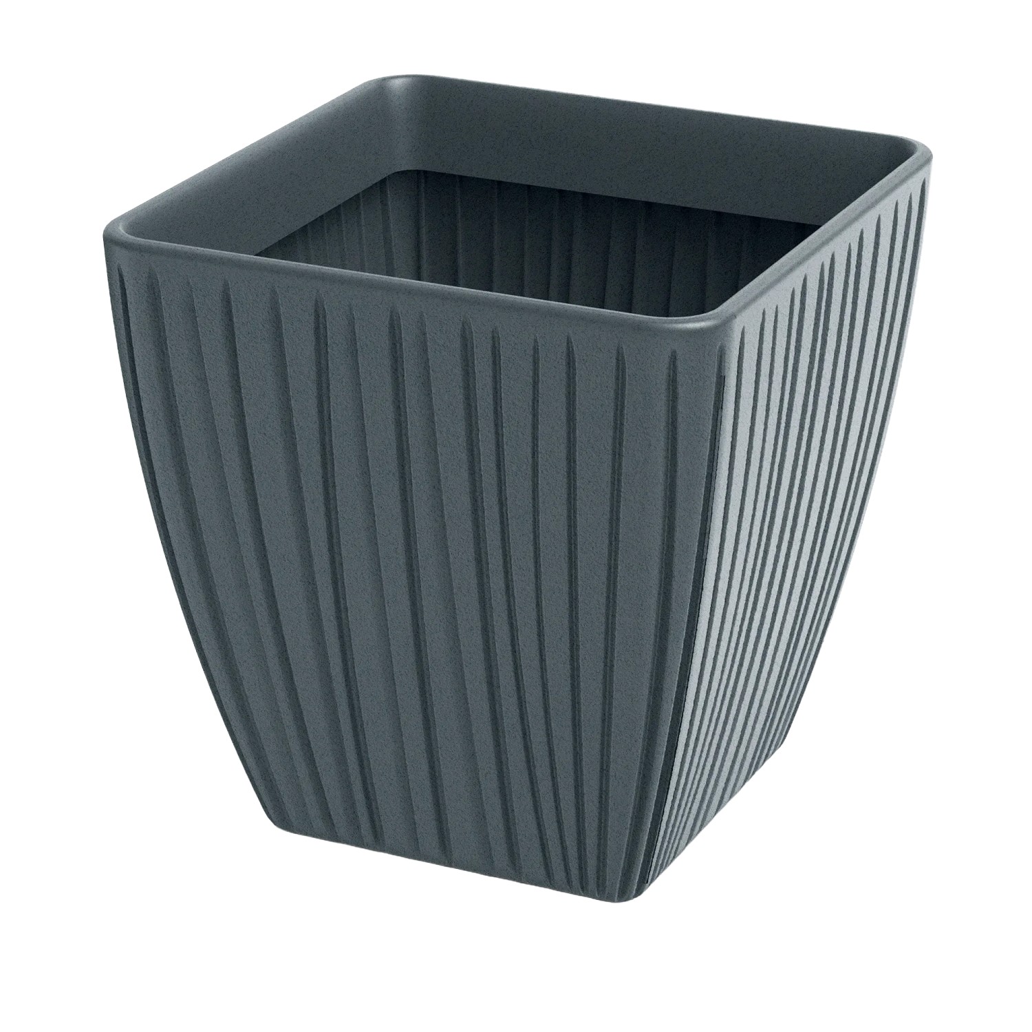 Prosperplast Blumentopf Fero Square 40 cm x 40 cm x 40 cm Betongrau
