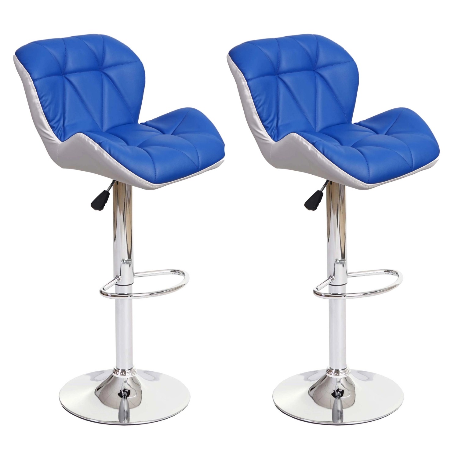 PROREGAL 2er-Set Barhocker Mit Lehne Sitzhöhe 62-83cm Höhenverstellbar Kuns günstig online kaufen