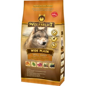 Wolfsblut Wide Plain Small Breed Trockenfutter mit Pferd & Süßkartoffel für kleine Hunderassen.