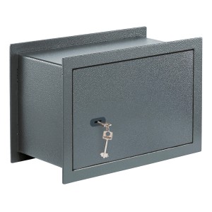 Burg Wächter Wandtresor Pure Safe PSW 130 K in Anthrazit mit Schlüssel.