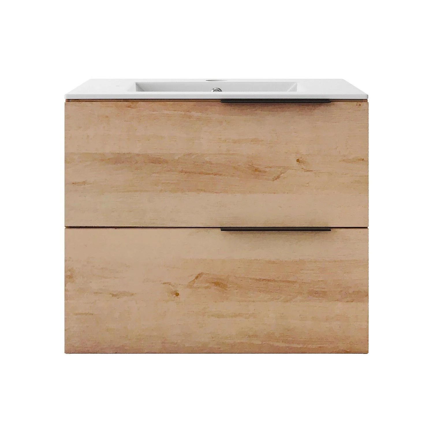 Vente-unique Einzelwaschtisch Nisaya Naturfarben Hell 60 cm