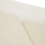Detailaufnahme: Beige Relaxsessel Bezug mit Reißverschluss. Sesselbezug abnehmbar.