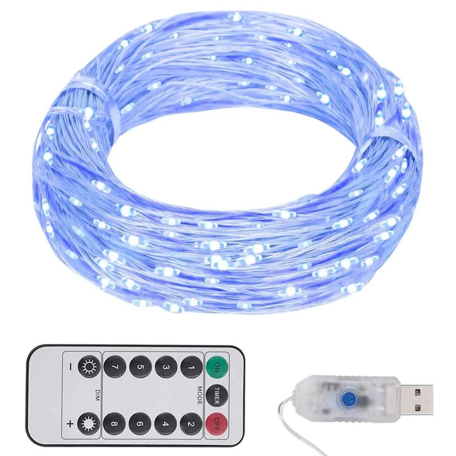 vidaXL LED-Lichterkette mit 300 LEDs Blau 30 m 330053