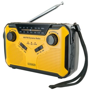 Schwaiger Outdoor-Radio RADK0001 UKW IP54 Schwarz-Gelb