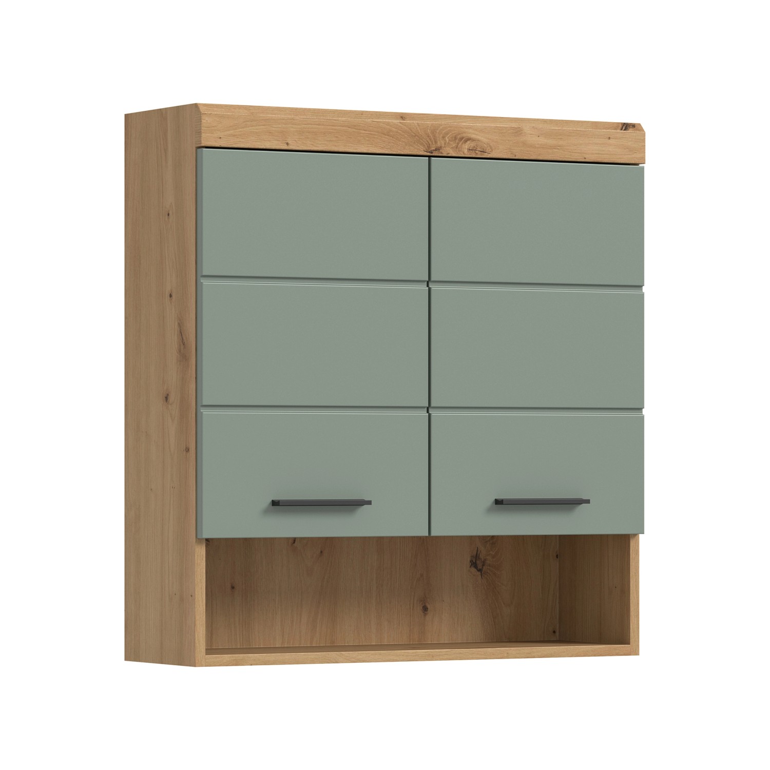 Hängeschrank 74 cm x 79 cm x 24 cm Front Salbei FSC® günstig online kaufen