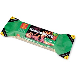 Flash Kaminblock 1,1 kg, Anzündhilfe für Kamin & Ofen Zubehör.