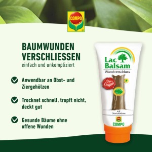 Lac Balsam Wundverschluss 385g Tube zur Behandlung von Baumwunden.