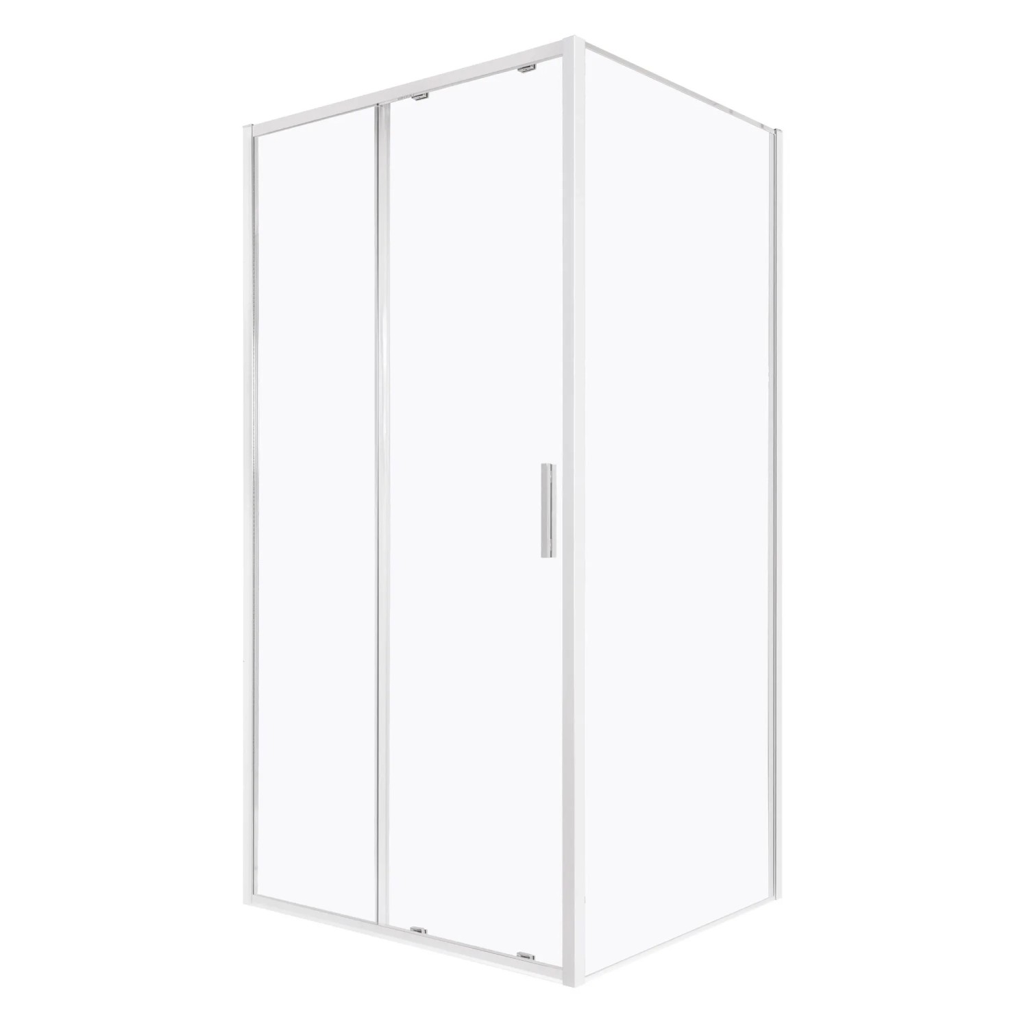 Kerra Duschkabine Solid DS+SC Verchromt 120 x 90 cm ohne Duschwanne