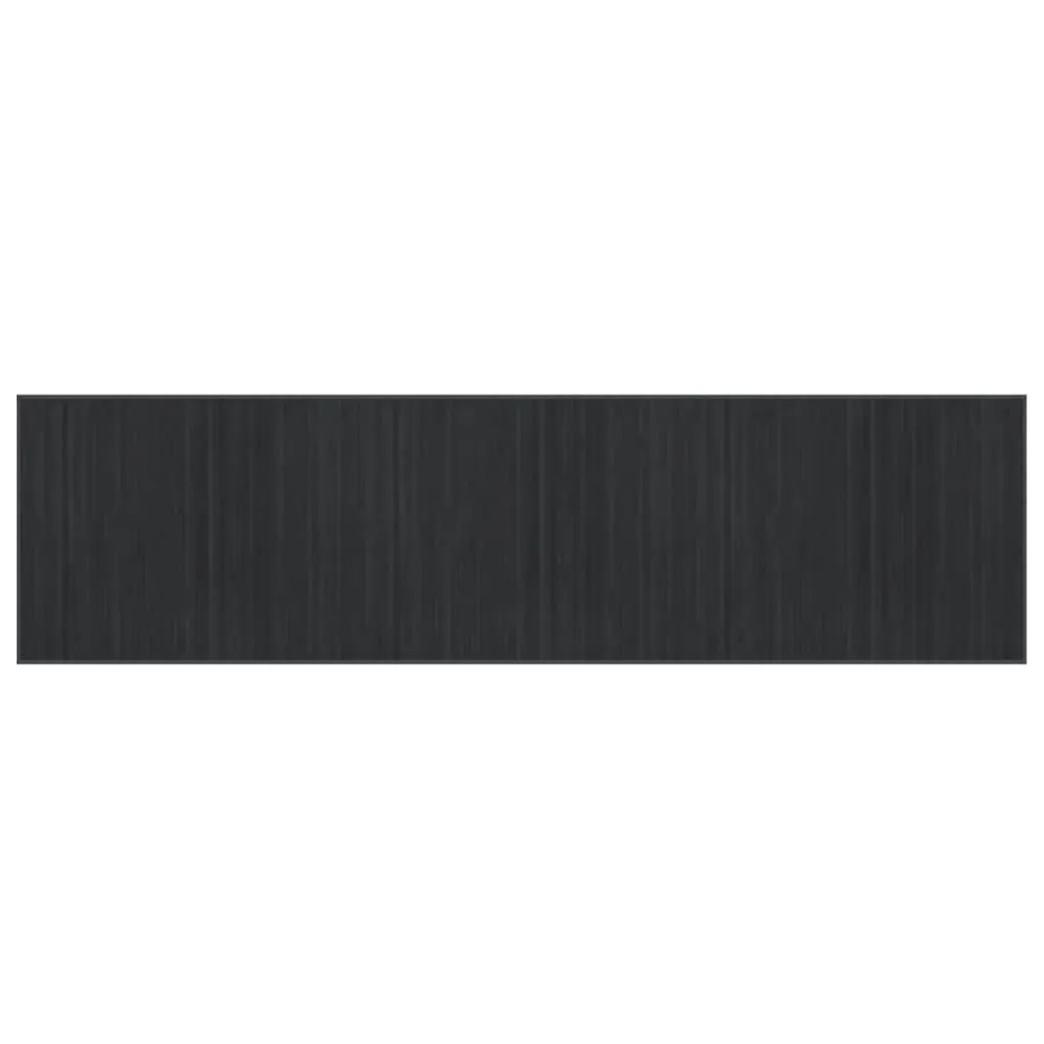 vidaXL Teppich Rechteckig Grau 80x300 cm Bambus 376916 günstig online kaufen