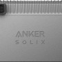 Anker Solix BP2700 Erweiterungsakku für Balkonkraftwerke, graues Gehäuse mit Kühlrippen und Anschluss.