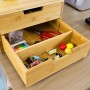SoBuy Schubladenbox Aufbewahrungsbox Schreibtischorganizer 30x18x31cm Bambus FRG82-N_6