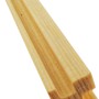 Winkelnutleiste aus Kiefernholz, 12x12 mm, 900 mm lang. Ideal für saubere Abschlüsse.