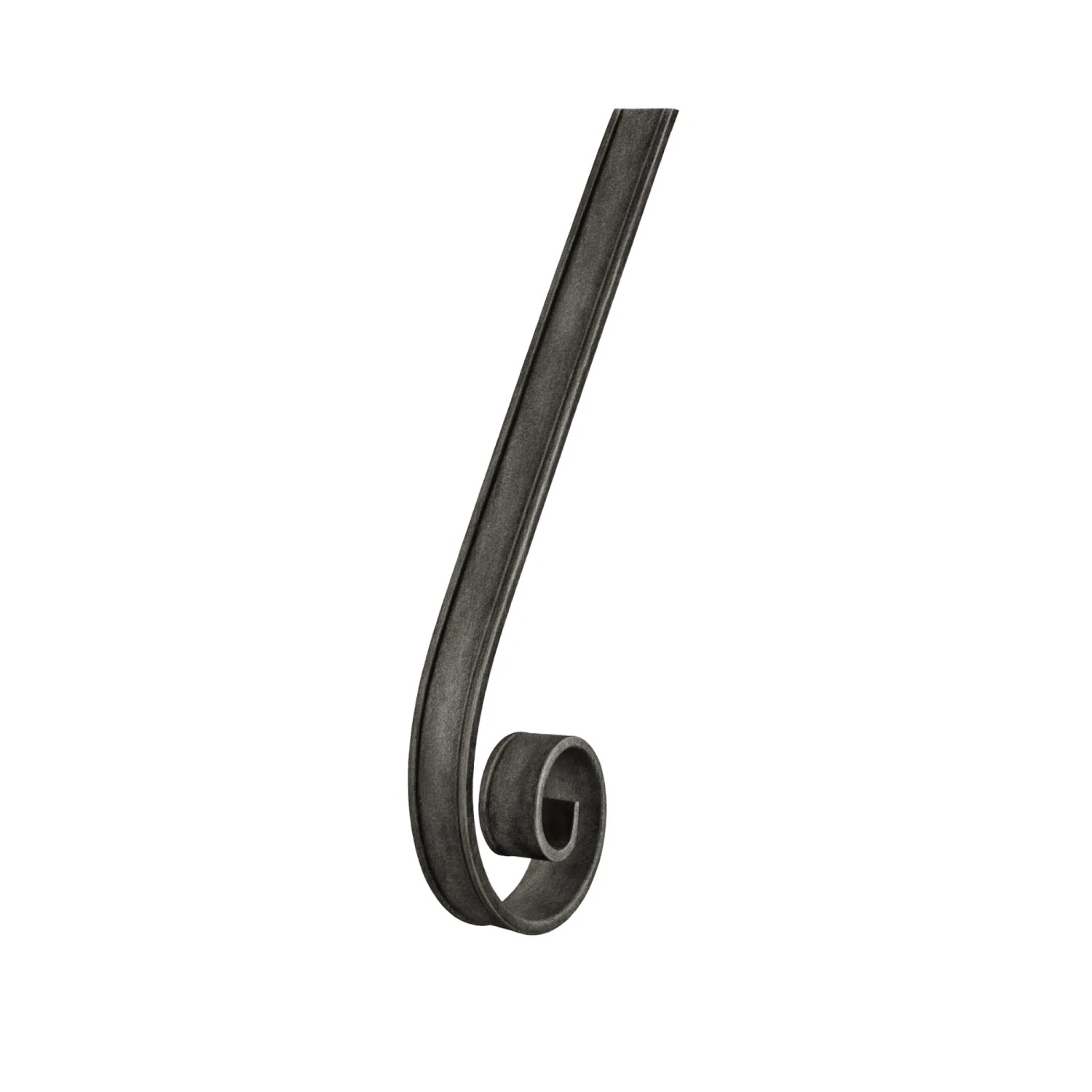 FeNau Handlaufanfänger Gerollt Stahl Roh 200 X 180 mm Passend Zu 114-A-6