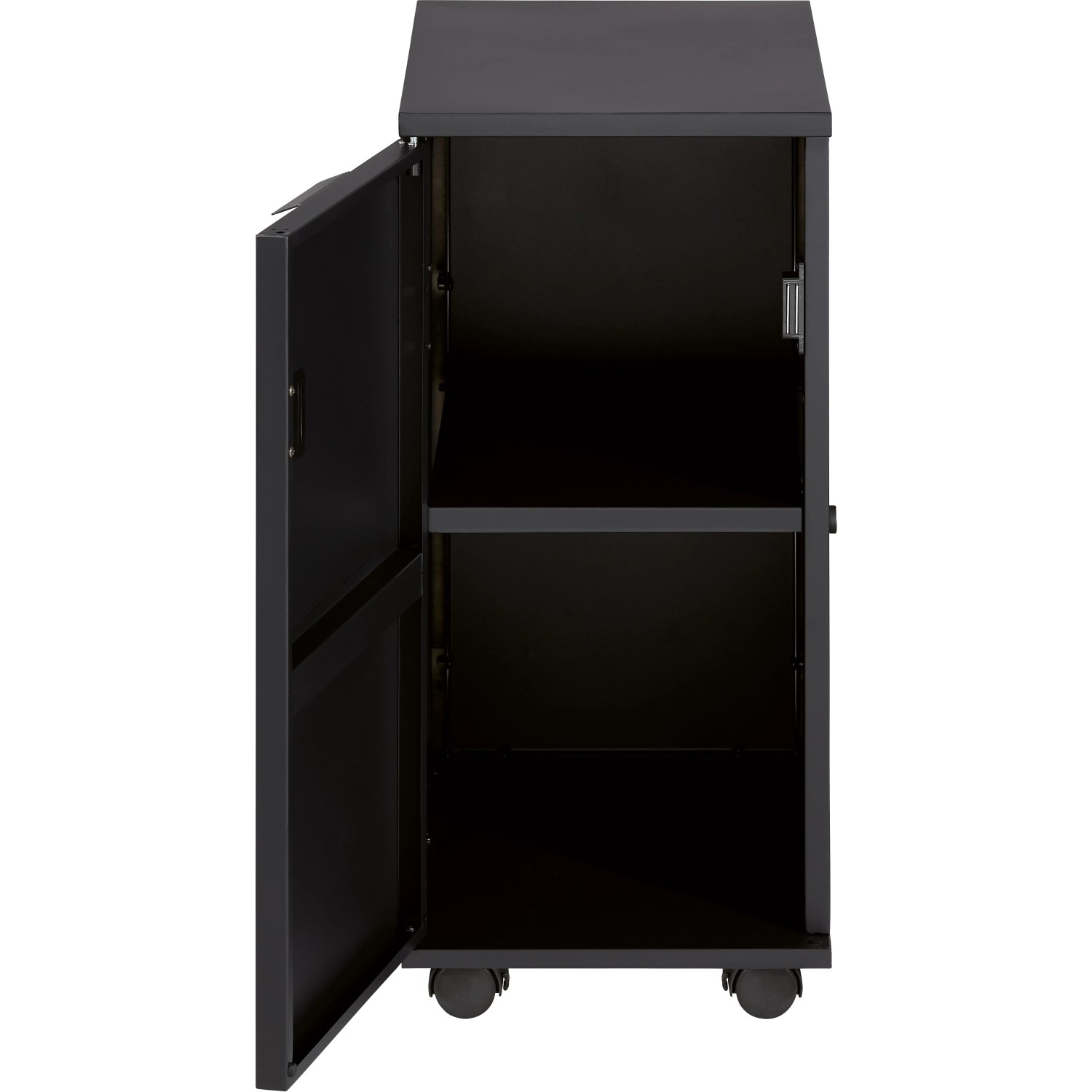 Enders Grill-Trolley für Monroe Pro, Colorado und Boston Serie mit offener Tür und Regalfach.